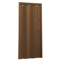 Porta Sanfonada Pvc 0,84x2,10 Multilit Mogno - 1