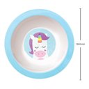 Ver imagem 3 de Kit Refeição Unicórnio Star 3 Peças Prato Tigela Copo