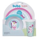 Ver imagem 5 de Kit Refeição Unicórnio Star 3 Peças Prato Tigela Copo