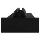 Ver imagem 7 de Sofá Ilha Modulado Milos 432cm Puff Lateral Veludo Preto G33 - Gran Belo