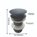 Ver imagem 4 de Kit Cuba Vidro Redonda 35cm + Torneira + Valvula