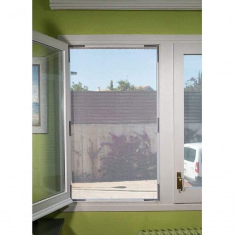 Tela Cortina Mosquiteiro Kit 2 Uni Dengue Magnetico Ima Janela Facil Instalação 180x150 -kit 2