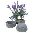 Ver imagem 3 de Cesto de Tricot Organizador Decorativo Conjunto 3 Un 4024cz