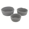 Cesto de Tricot Organizador Decorativo Conjunto 3 Un 4024cz - 1