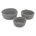 Ver imagem 1 de Cesto de Tricot Organizador Decorativo Conjunto 3 Un 4024cz