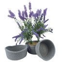 Ver imagem 2 de Cesto de Tricot Organizador Decorativo Conjunto 3 Un 4024cz