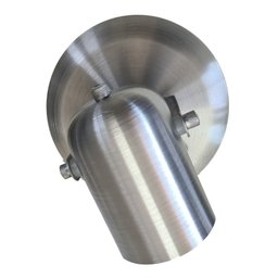 Spot Para 01 Lâmpada em Alumínio Escovado - Gira 360 Graus Ideal para Corredor, lavabo, quintal, ban - 1
