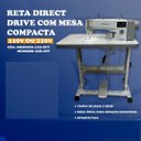 Ver imagem 2 de Maquina Reta Direc Drive 220v+suporte+bancada 85cm