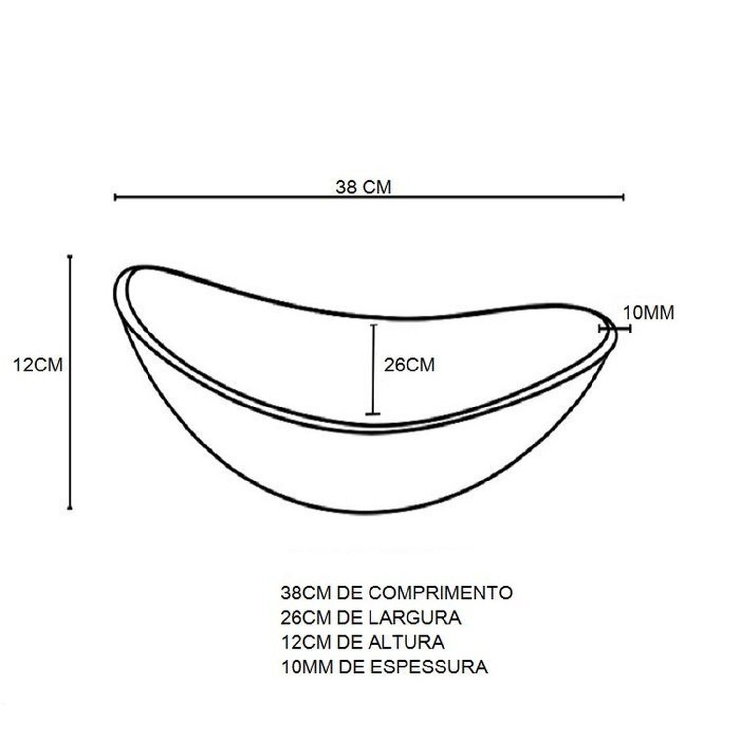 Kit Cuba de Vidro Oval 10cm com Tampo 40cm e Suporte - 3