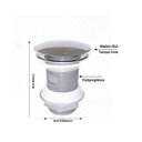 Ver imagem 3 de Kit Cuba de Vidro Oval 10cm Tampo 40cm com Suporte Torneira Valvula