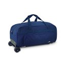 Ver imagem 3 de Kit Bolsa Média Viagem Rodinha Azul Geométrico