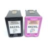Kit Cartucho 662xl Preto E Colorido Compatível com 2515 3516 Alto Rendimento da HP - 2