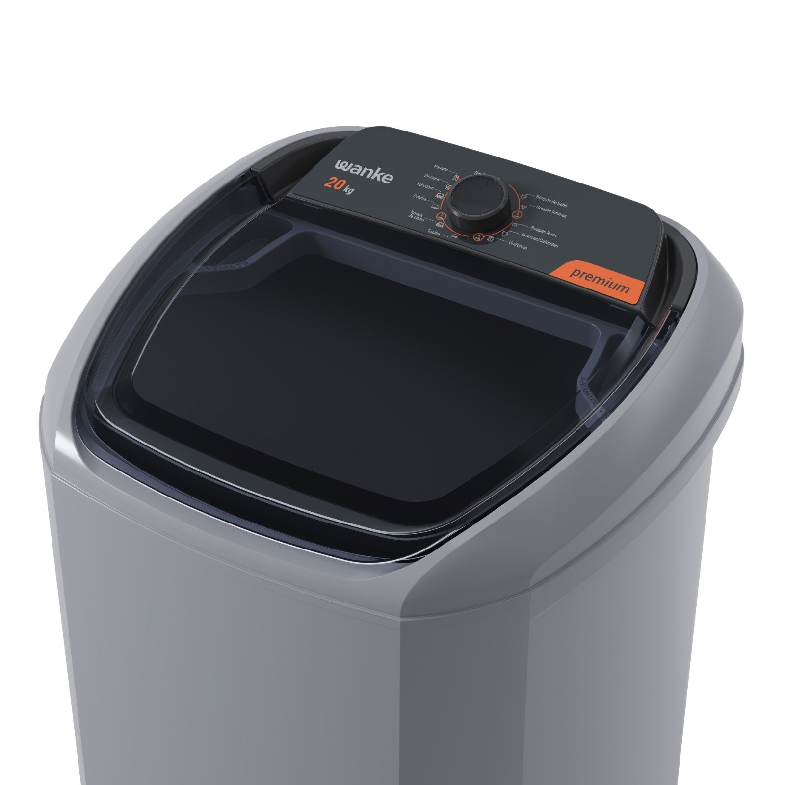 Máquina de Lavar Wanke Premium 20kg Semi-automática Batedor Robusto Preto 220v - 9