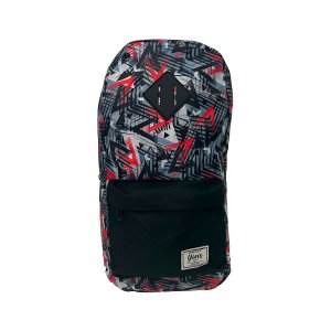 Mochila Transversal Regulável Camuflada Estampada Cor:vermelho