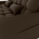 Ver imagem 7 de Sofa Cama 2 Lugares 200cm Pillar Veludo E405 Marrom Milani Store