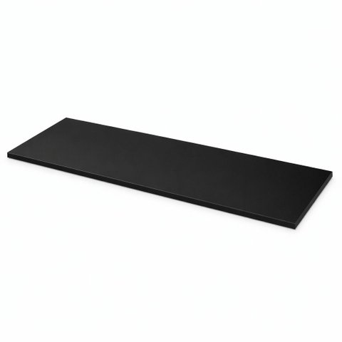 Prateleira Tampo 120x52,5cm 15mm MDF para Balcão de 1,20m Preto