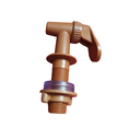 Ver imagem 1 de Torneira para Filtro Alavanca Superior Marrom Gama