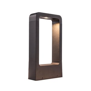 Poste Balizador de Jardim Side Preto 30cm Led 10W 3000K Bivolt IP66 EMBU LED