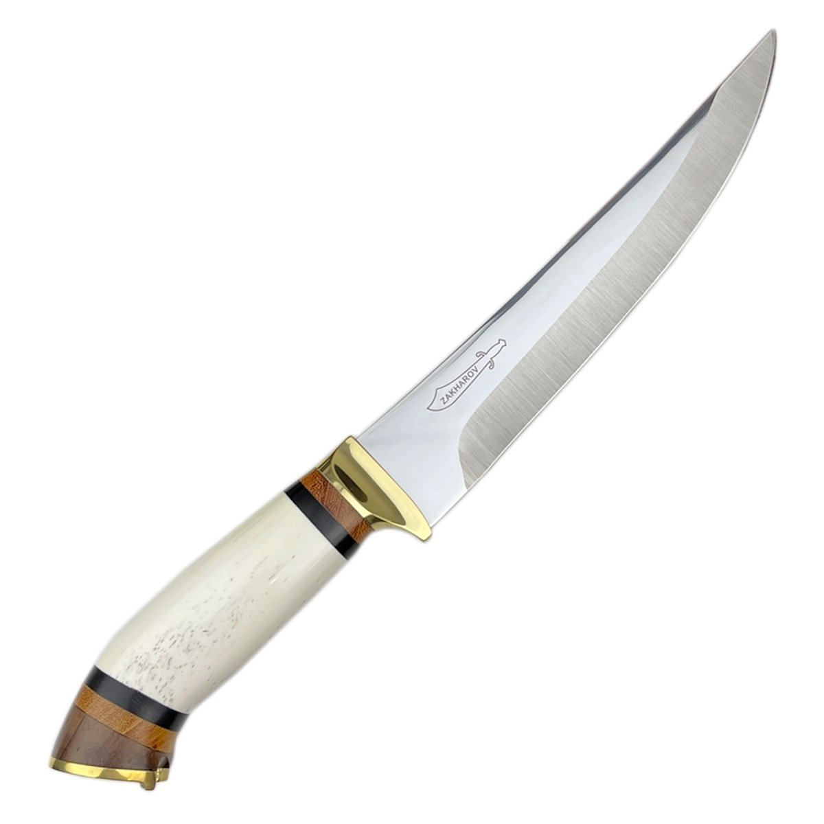 Faca Zakharov Picanheira Pata de Cavalo 8" Personalizada Faca Zakharov Picanheira Cabo Osso Pata de  - 2
