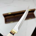 Ver imagem 3 de Faca Zakharov Picanheira Pata de Cavalo 8" Personalizada Faca Zakharov Picanheira Cabo Osso Pata de