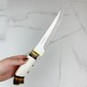Faca Zakharov Picanheira Pata de Cavalo 8" Personalizada Faca Zakharov Picanheira Cabo Osso Pata de  - 7