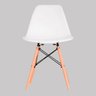 Cadeira Charles Eames Eiffel Branco Polipropileno Cozinha Sala de Estar Jantar Mesa Jantar - 3