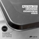 Ver imagem 4 de Cuba Pia Dupla com Lixeira para Cozinha Gourmet na Cor Preta em Aço Inox 201 - Tubrax