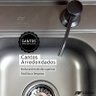 Cuba Pia Dupla com Lixeira para Cozinha Gourmet na Cor Preta em Aço Inox 201 - Tubrax - 3
