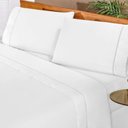 Ver imagem 1 de Jogo de Cama King Elegance 180 Fios 04 Peças - Branco.