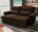 Ver imagem 1 de Sofá Retrátil Reclinável Paris 150cm Suede Velut com Molas no Assento - King House
