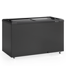 Freezer/conservador Horizontal All Black Ghd-400 Lb Pr - Dupla Ação 395 Litros Led Perimetral - Gelo - 1