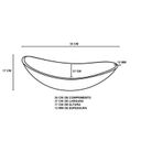 Ver imagem 3 de Cuba de Vidro Oval 55cm Azul + Válvula + Torneira Cascata