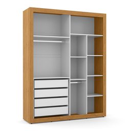 Dormitório Completo Infantil Tutto New 2 Portas de Correr, Cômoda 4 Gavetas, Berço Formare Branco So - 3
