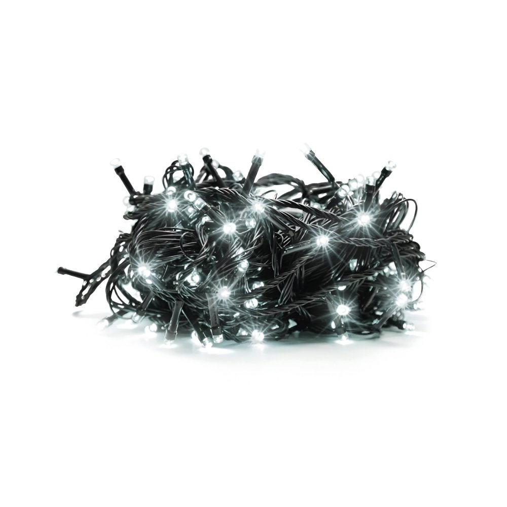 Cordão Luminoso 200 Leds 8 Funções Verde 220v 6500k - Taschibra - 1