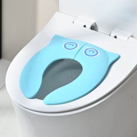 Assento Sanitário Dobrável Infantil - Azul