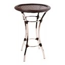 Ver imagem 2 de Conjunto de 2 Banquetas e Bistrô em Alumínio para Cozinha, Balcão, Edícula - Trama