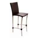 Ver imagem 3 de Conjunto de 2 Banquetas e Bistrô em Alumínio para Cozinha, Balcão, Edícula - Trama