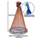 Ver imagem 3 de Tarrafa Chinesa Rede Pesca Pescaria Multifilamento Peixe Robalo Lambari Camarao Siri Ciriguejo Mar R