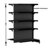 Gondola Centro 170 Fit Ate 8 Metros 2 Ponta Preto 90b Pe Preto - 3