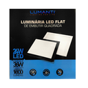 Ver imagem 1 de Painel Flat LED 24W Embutir Preto 6500K