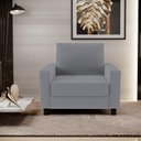 Ver mais imagens de Kit 02 Poltronas Malta Suede Cinza