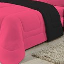 Ver imagem 4 de Edredom Dupla Face 100% Algodão Malha King Gran Moratta 01 Peça - Pink/ Preto