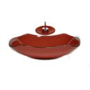 Ver imagem 1 de Cuba de Vidro Abaulada 45cm + Válvula + Torneira Cascata