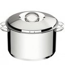 Ver imagem 1 de Caçarola Tramontina Solar Funda em Aço Inox Fundo Triplo com Tampa e Alças 20 Cm 3,6 L
