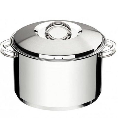 Caçarola Tramontina Solar Funda em Aço Inox Fundo Triplo com Tampa e Alças 20 cm 3,6 L
