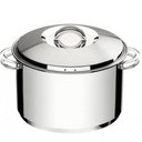 Ver imagem 1 de Caçarola Tramontina Solar Funda em Aço Inox Fundo Triplo com Tampa e Alças 20 cm 3,6 L