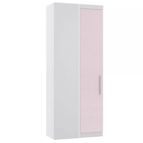 Guarda-roupa Canto Reto Modulado 1 Porta Alpes Luciane