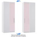 Ver imagem 2 de Guarda-roupa Canto Reto Modulado 1 Porta Alpes Luciane