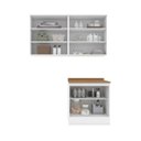 Ver imagem 6 de Lavanderia Modulada 03 Peças 100% MDF com Tampo HP/Nature Emilly Branco