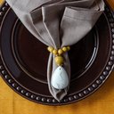 Ver imagem 7 de Kit Jogo Americano 4 Lugares Mesa Posta Cor Mostarda 52x36cm:mostarda